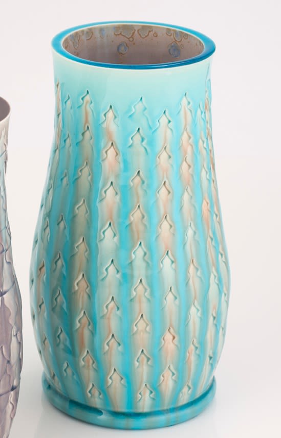 Kate Malone, Waddesdon Wall, Vase, Turquoise, 2016