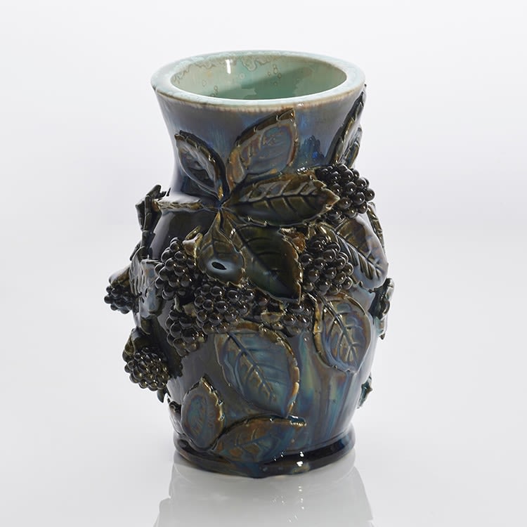 Kate Malone, Midnight Blackberry Pot, 2023