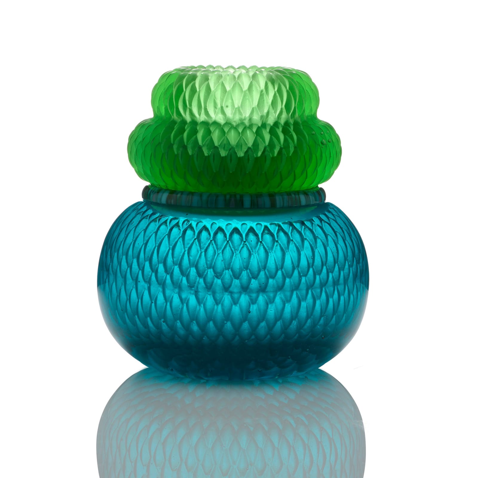 Angela Jarman, Aqua Green Arecacea, 2024