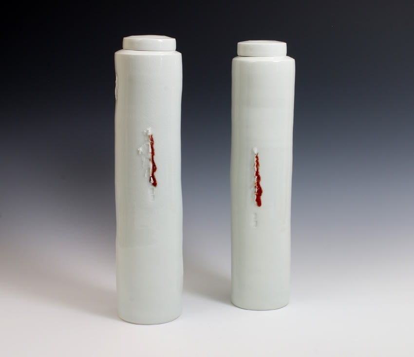 Edmund de Waal, A Pair of Lidded Celadon Jars, 1996