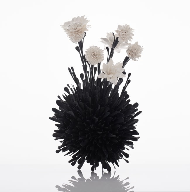 Junko Mori, Botany Series; Lavender Kokedama, 2019