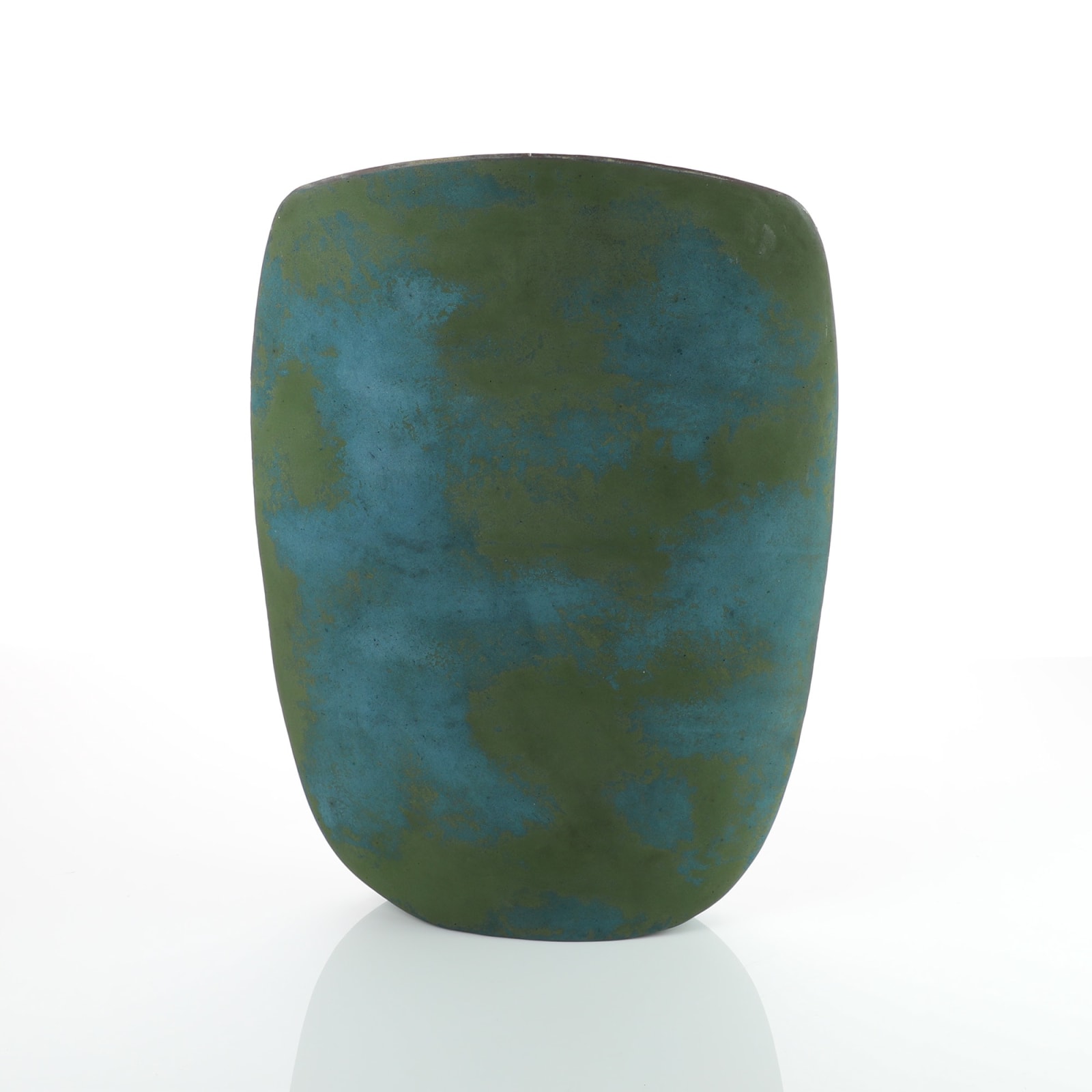 Elizabeth Fritsch, Counterpoint Vase, Red Flying Cubes, circa 2008