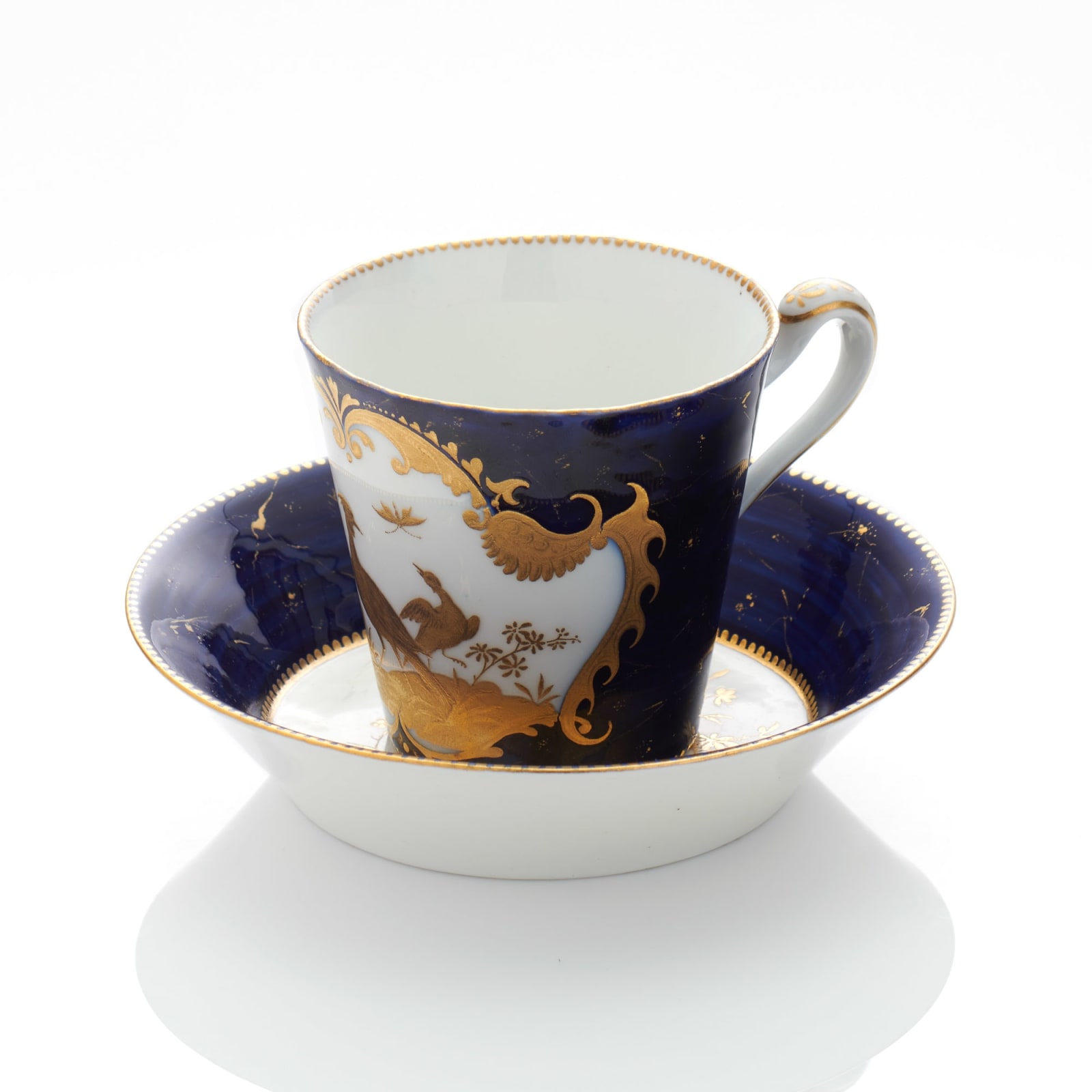 Sèvres Porcelain, A French 18th Century Vincennes Porcelain Cup & Saucer, circa 1752-52