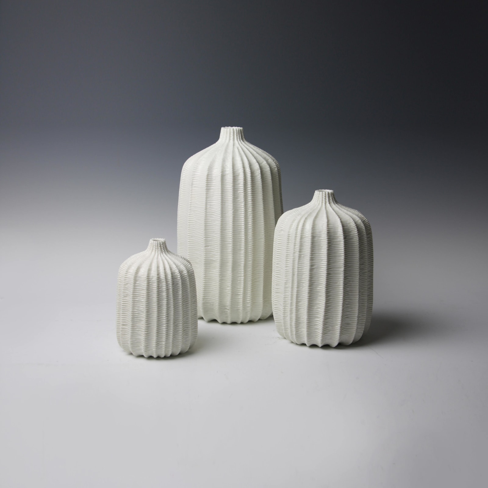 Andrew Wicks, Set of Three Pod Vases, 2013