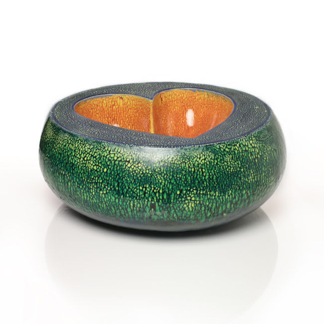 Kate Malone, A Juicy Heart Sliced Fruit of Your Dreams, circa 1998, 1998