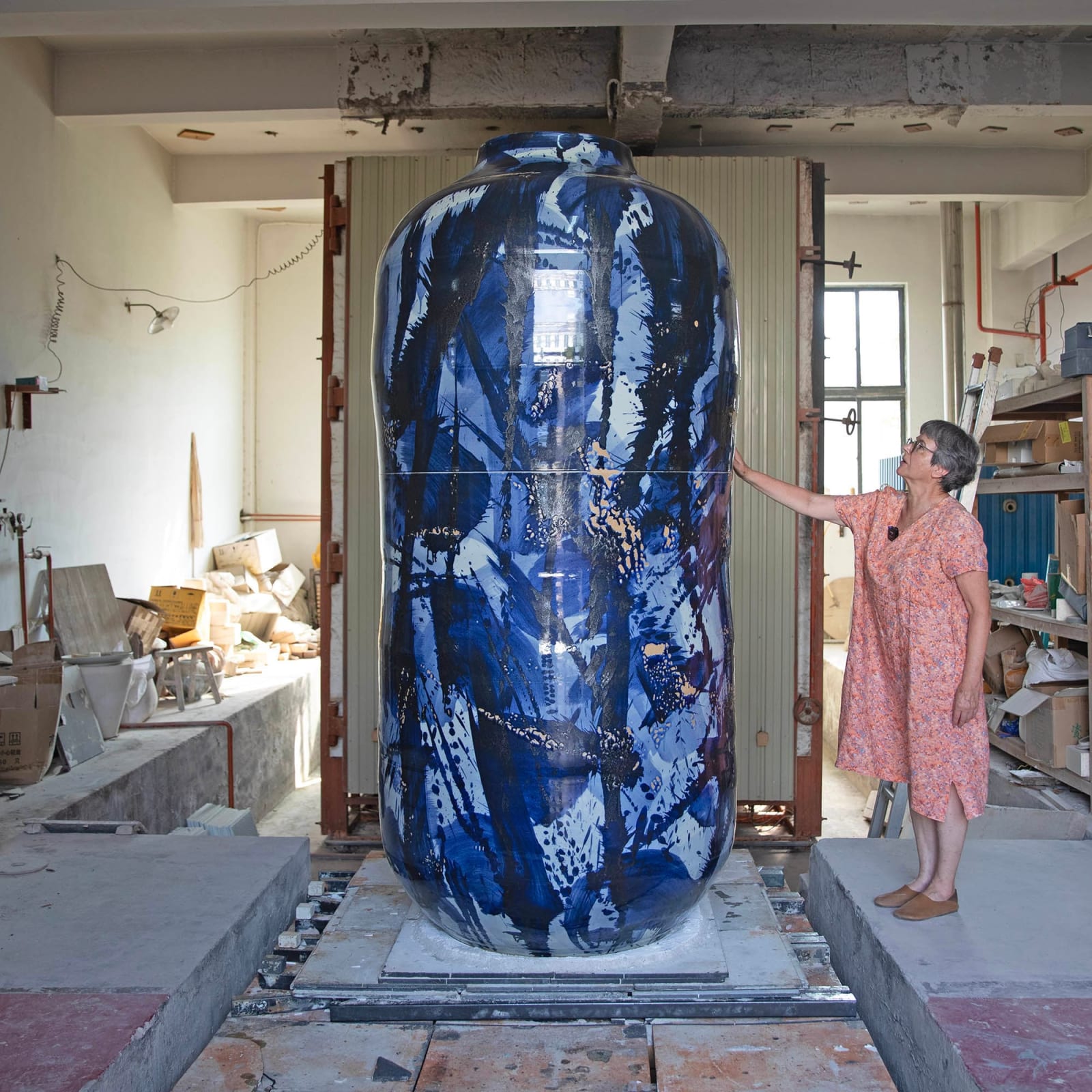 Felicity Aylieff, Blue: Midnight Lantern, 2023