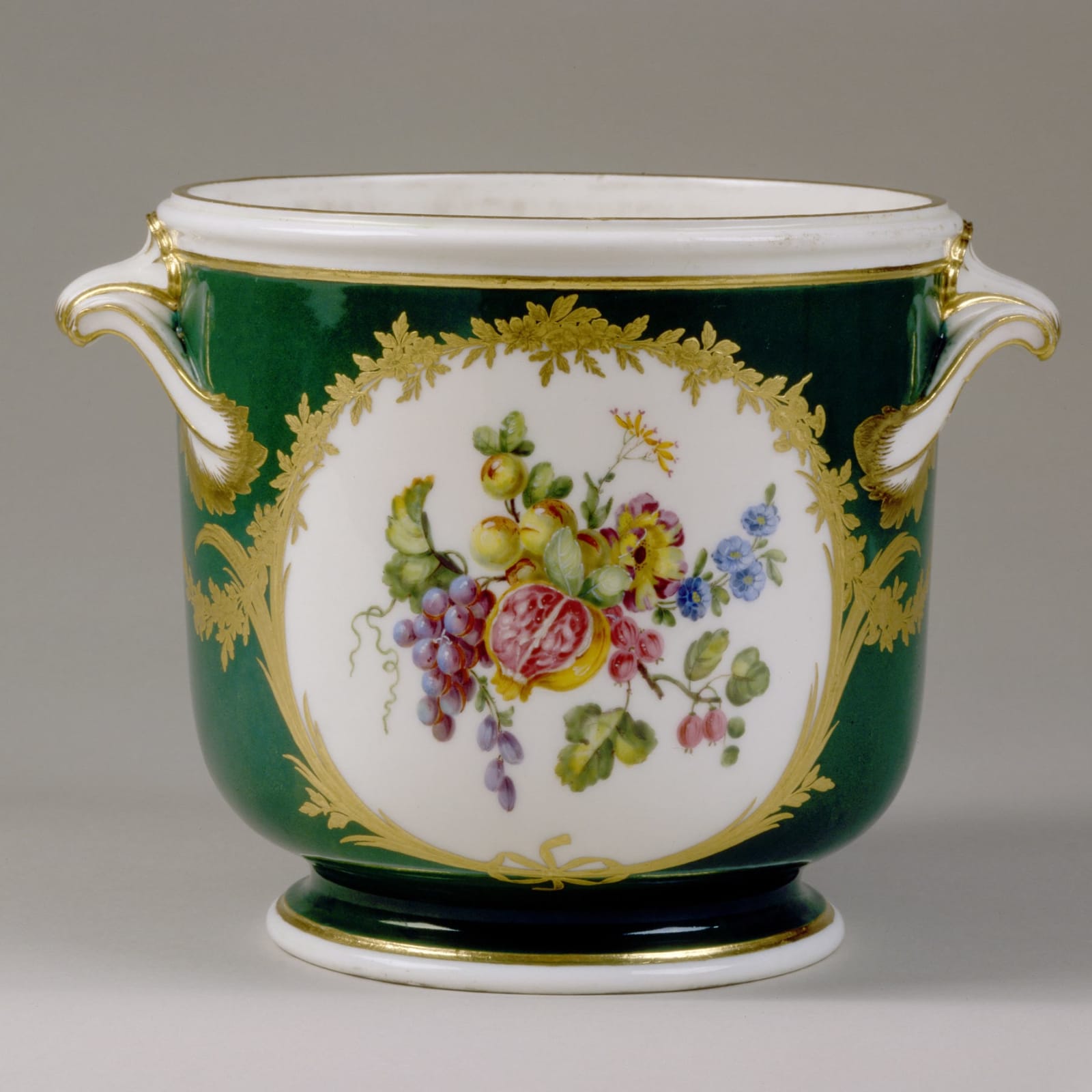 Sèvres Porcelain, A Sèvres Half Wine Bottle Cooler, 1771