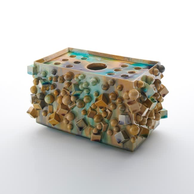 Kate Malone, Magma Flower Brick, 2018