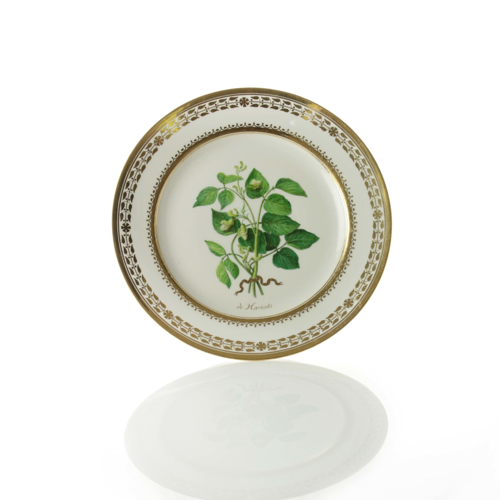 Sèvres Porcelain, 21 Sèvres Plates from the Service des Plantes Comestibles, 1817 & 1825