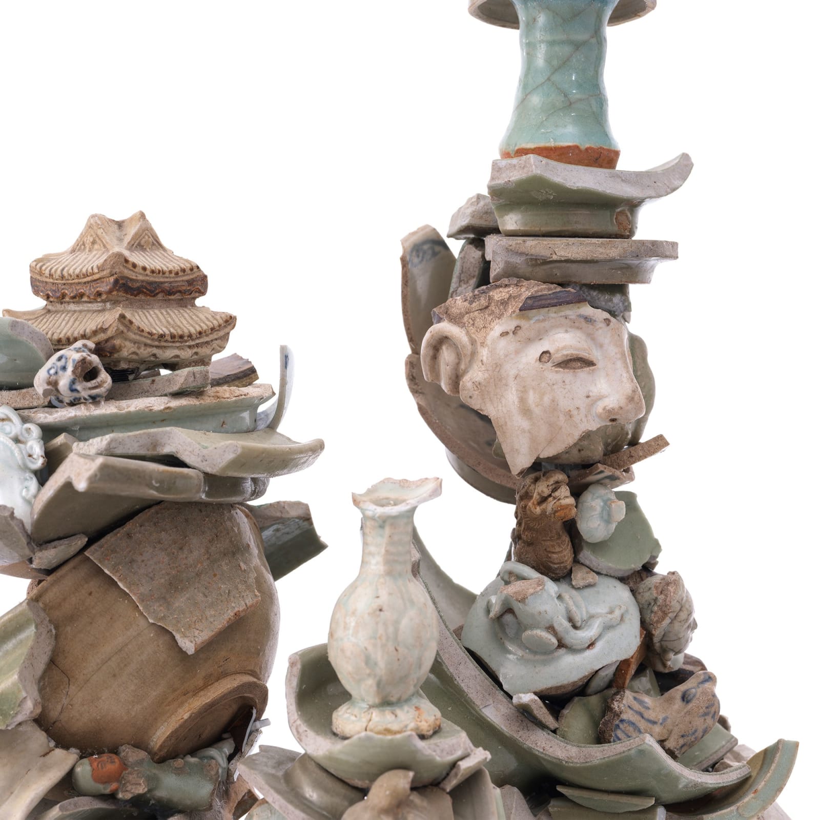 Bouke de Vries, Celadon Accumulation, 2024