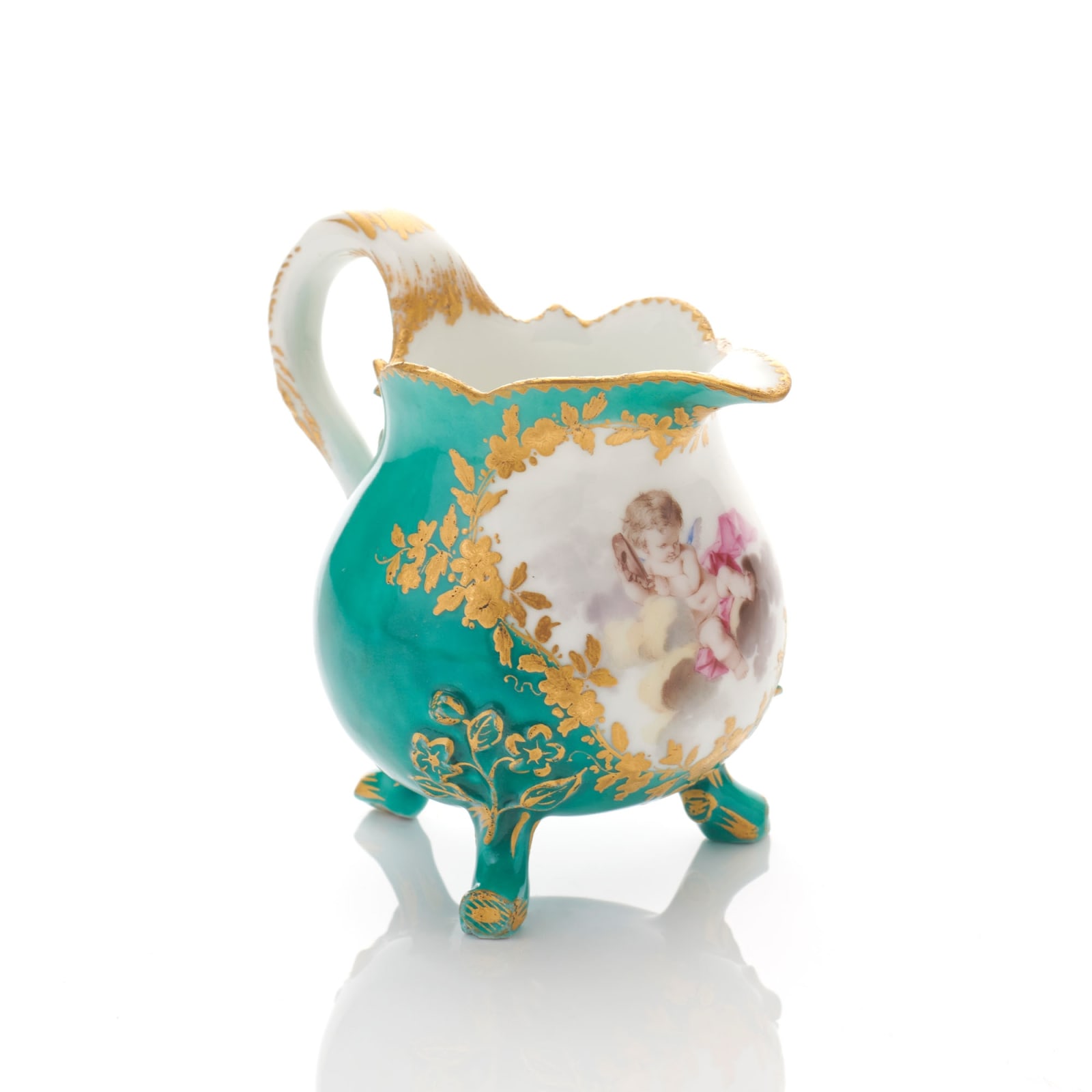 Sèvres Porcelain, A Soft-Paste Sèvres Porcelain Milk Jug, circa 1757