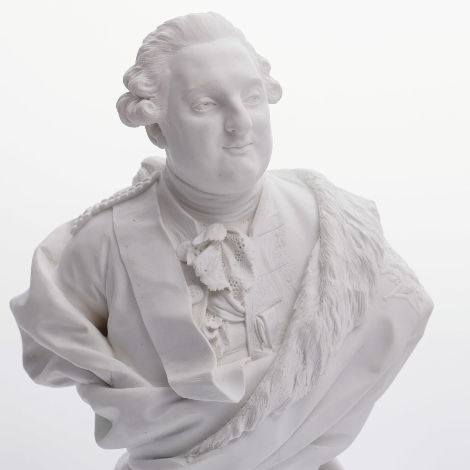 Sèvres Porcelain, A Pair of Hard-Paste Sèvres Porcelain Busts of Louis XVI and Marie-Antoinette, circa 1785