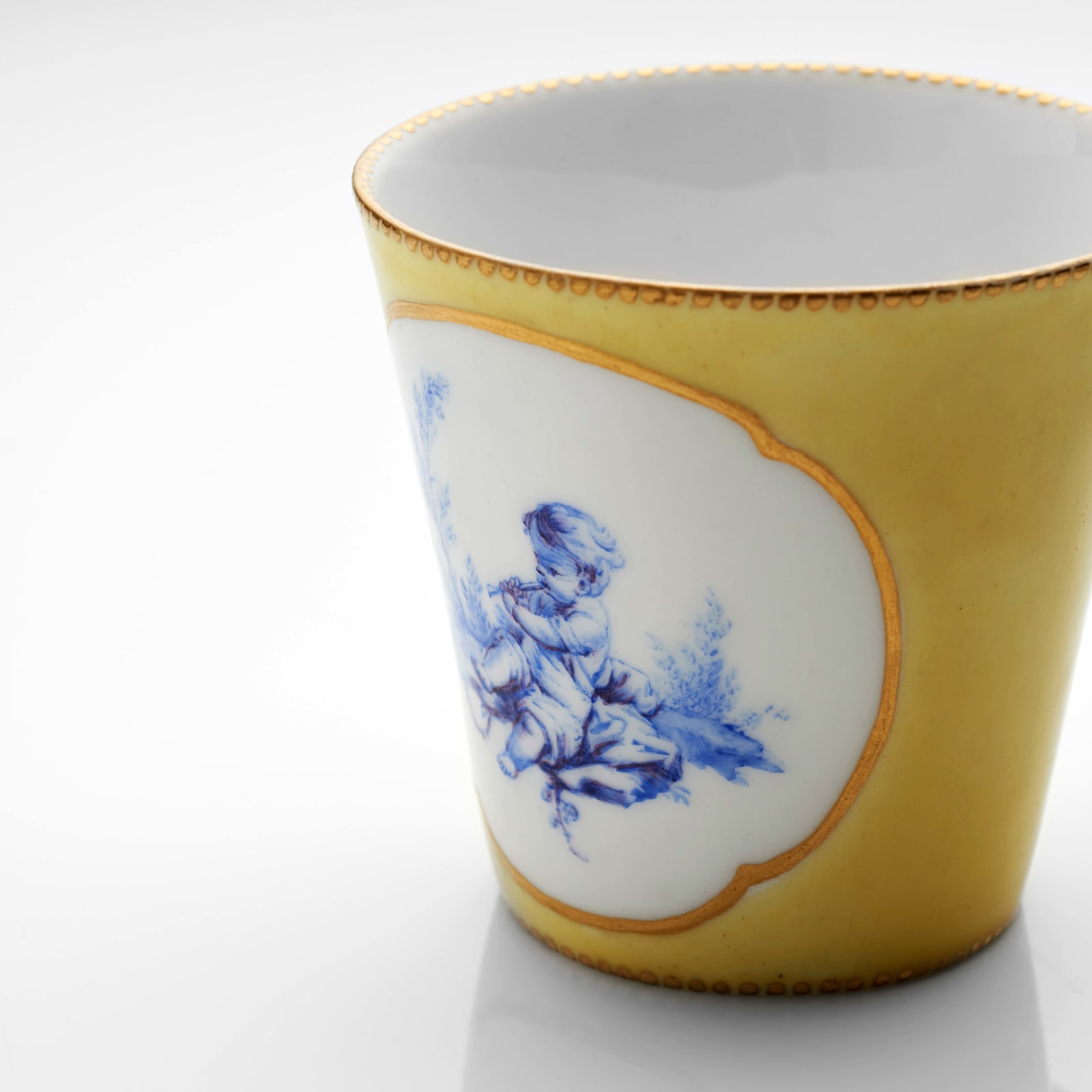 Sèvres Porcelain, A Very Rare Vincennes Porcelain Cup and Saucer, 1753