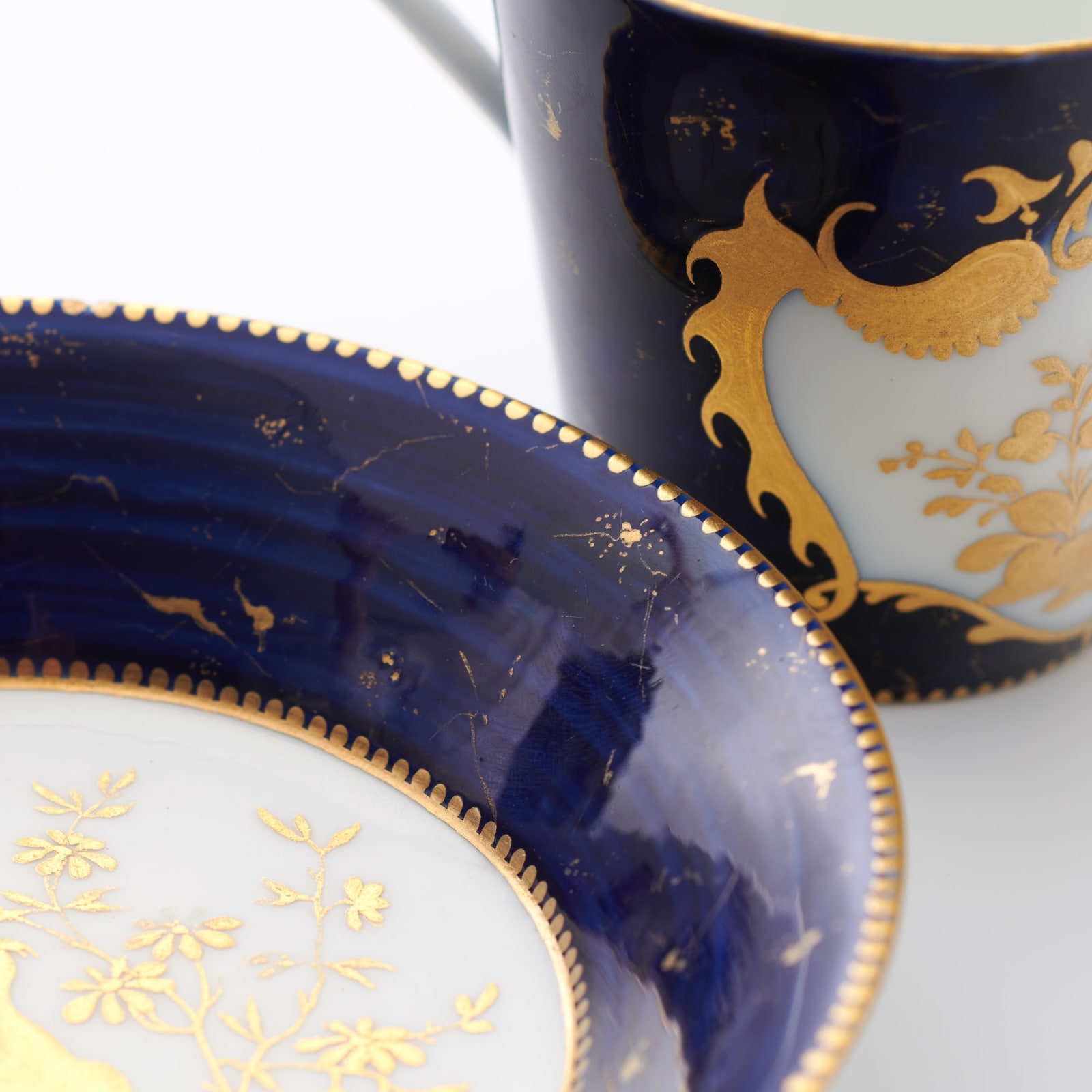 Sèvres Porcelain, A French 18th Century Vincennes Porcelain Cup & Saucer, circa 1752-52