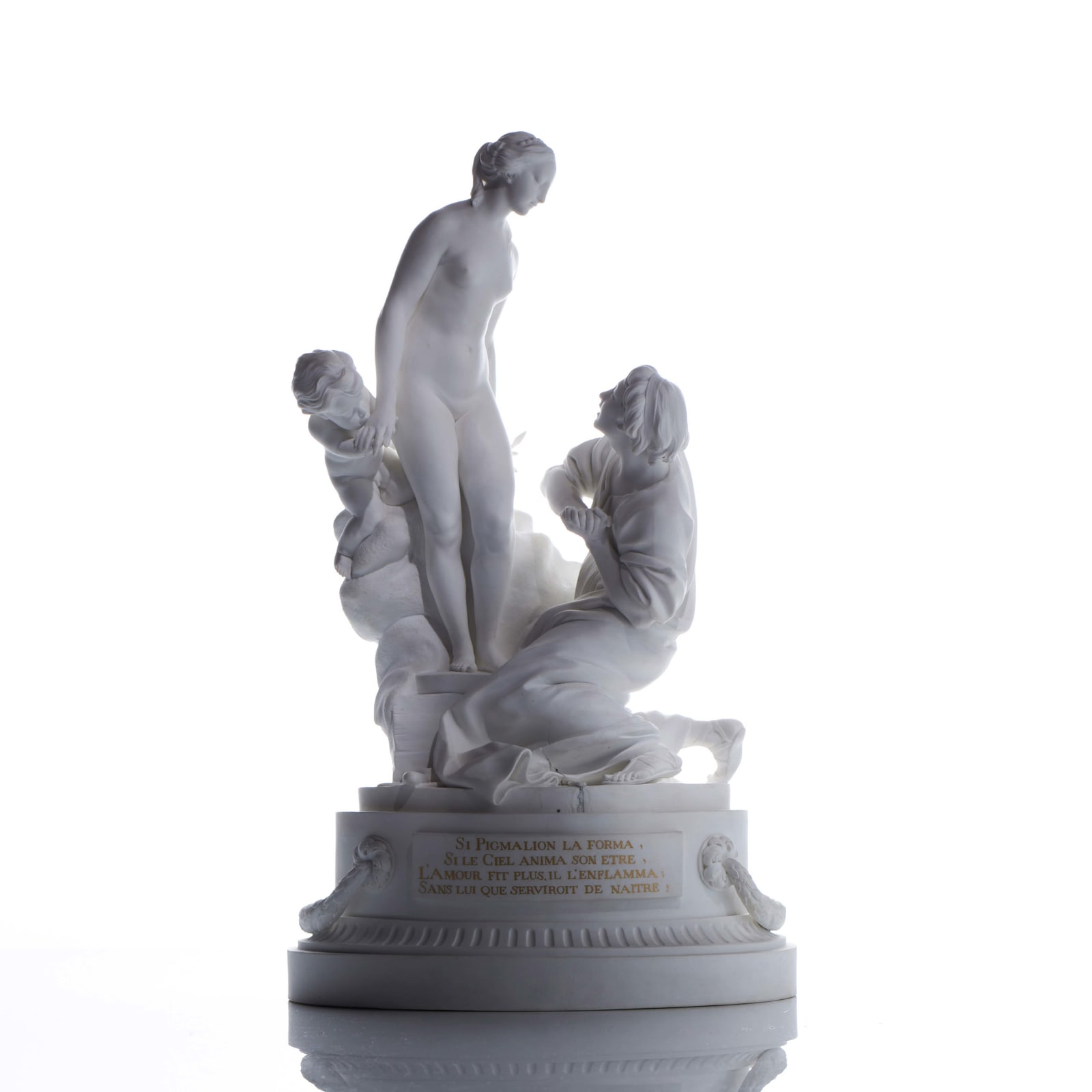 Sèvres Porcelain, A Sèvres Figure Group of Pygmalion, 1766-72
