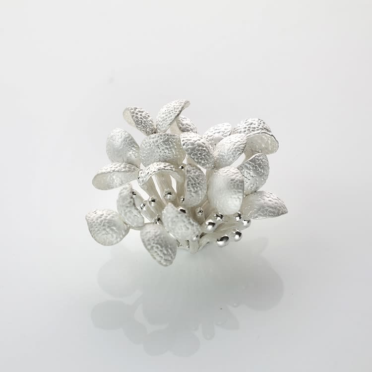 Junko Mori, Silver Organism, Super Mini Dragon Dome, 2024