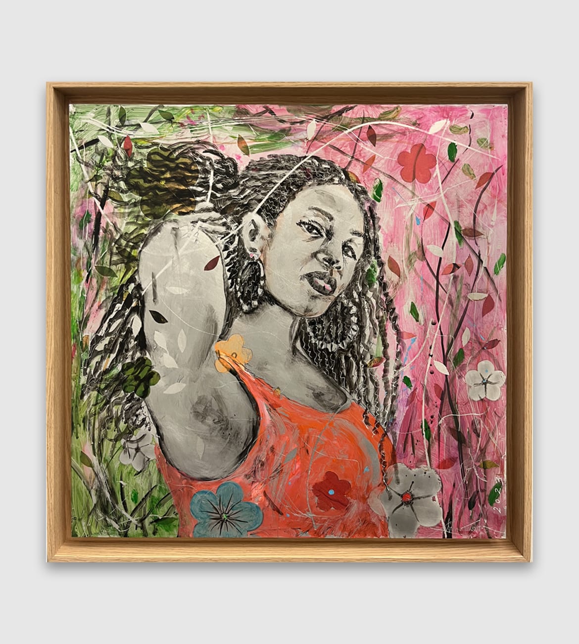 Salifou Lindou, Hair in the wind, 2023