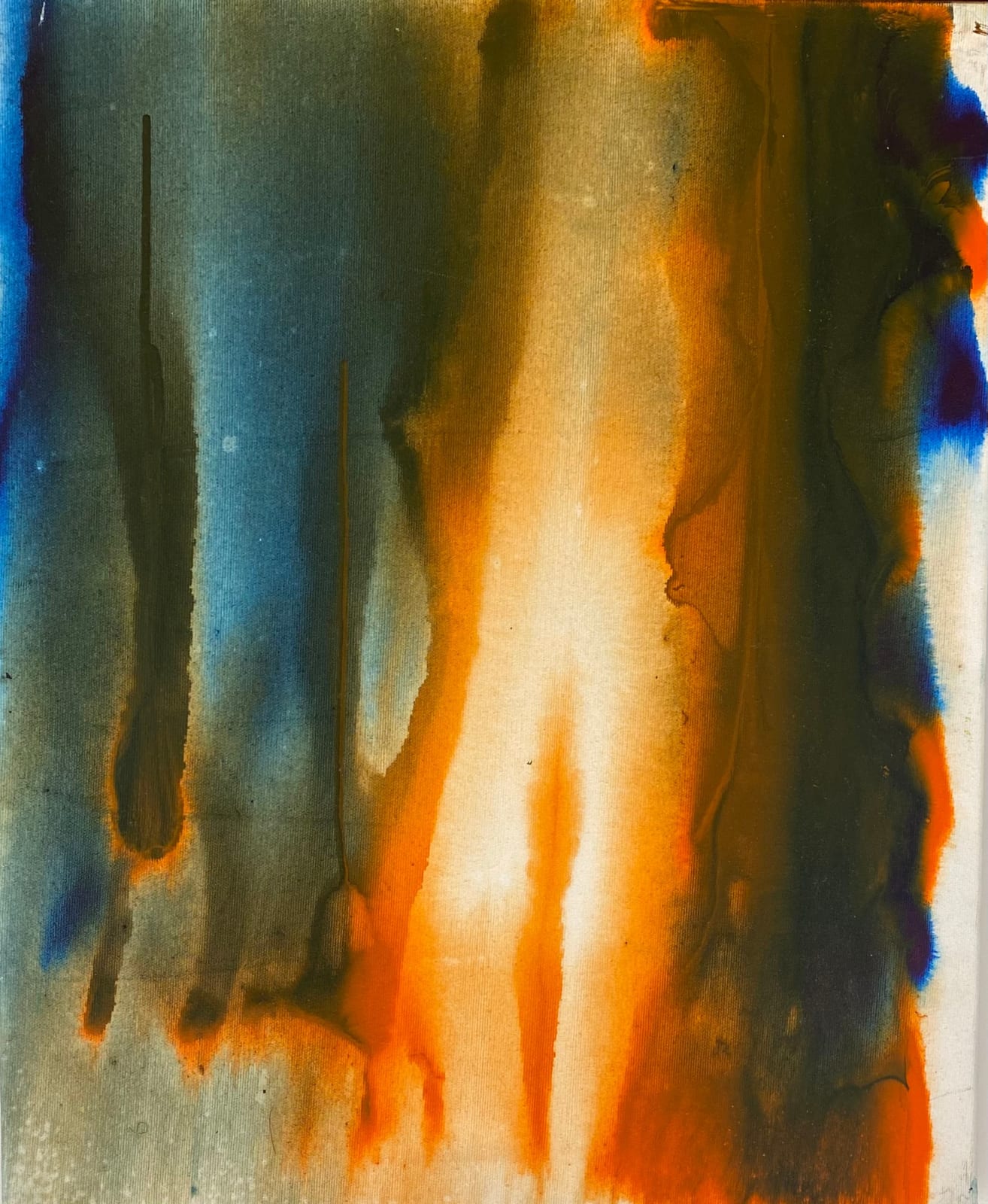 Omar Mahfoudi painting. Moroccan Artist. Contemporary art. Acrylic and ink on paper and canvas. Figurative. Abstraction. Cinematic paintings.