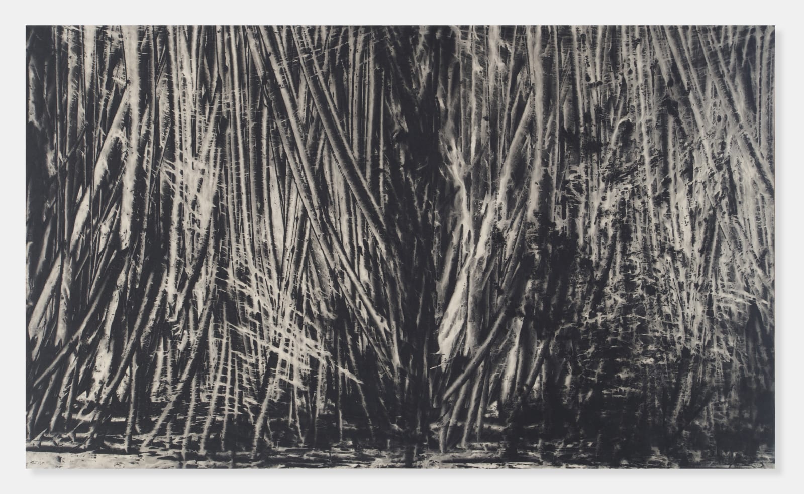 Nasreddine Bennacer. Algerian Artist. Contemporary African Art in Paris. AFIKARIS. Gouache on Japanese paper. Black and White. Between abstraction and figuration. Hybridity of techniques. Quest for identity. Art contemporain africain. Work balances abstraction and figuration, blending hybrid techniques in a quest for identity.