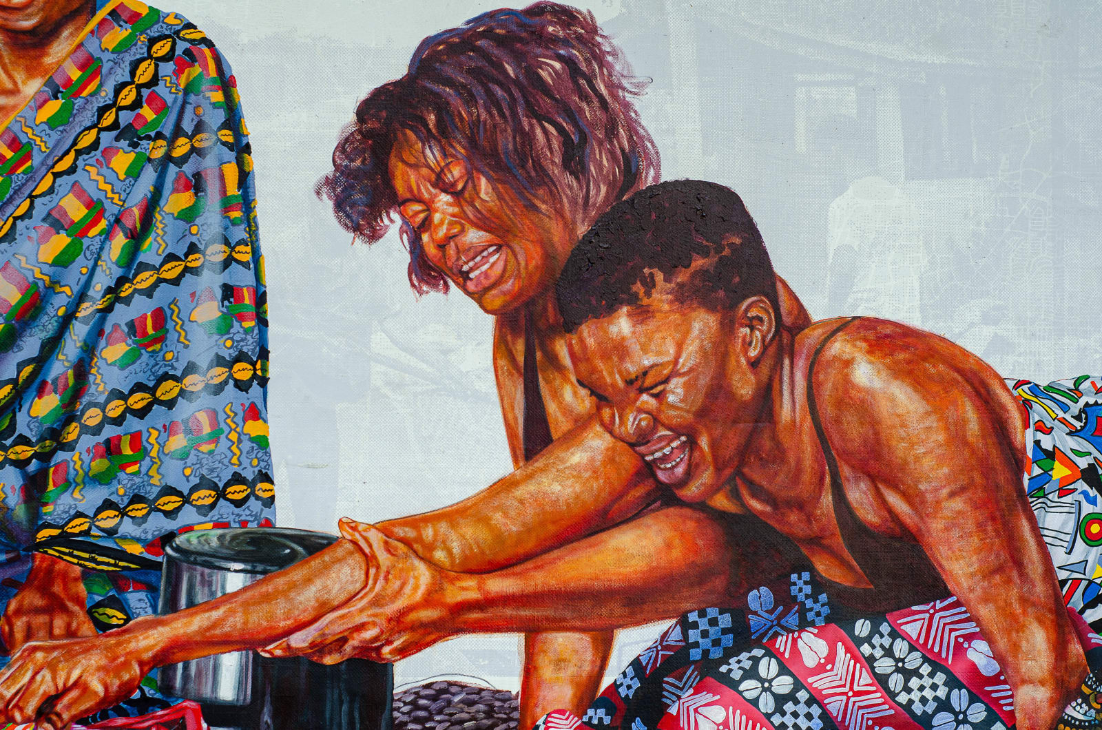 Artwork about cocoa by Jean David Nkot. AFIKARIS Gallery. Contemporary African art in Paris