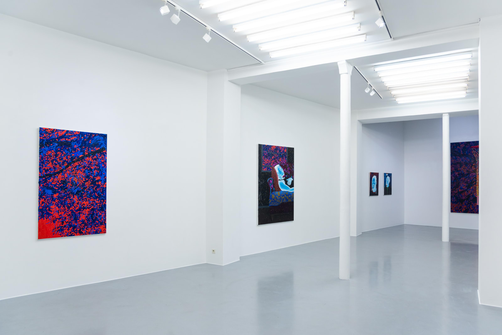 View of Inverted Blackness at AFIKARIS Gallery Paris. Studio Vanssay