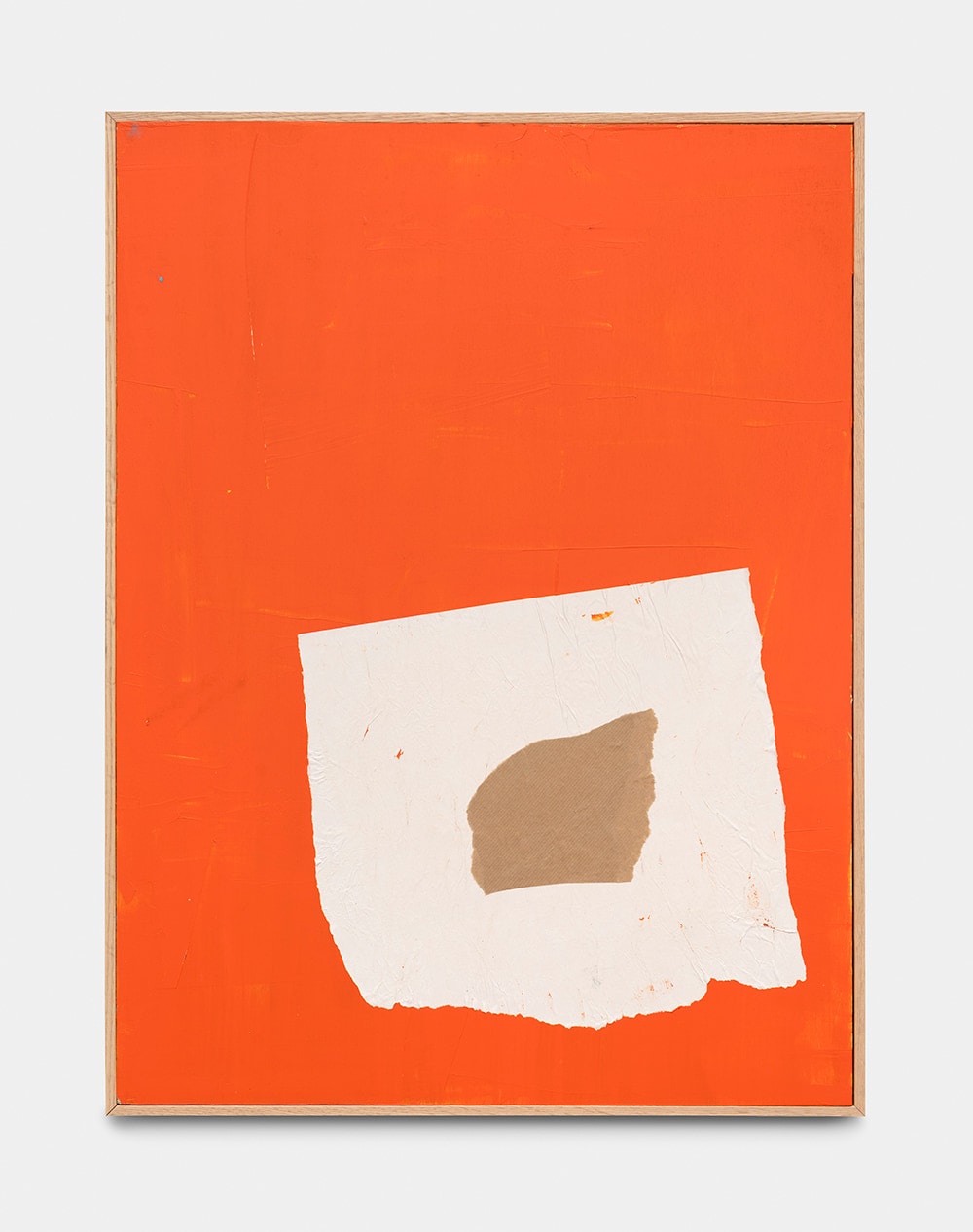 Elolo Bosoka, Orange, white and brown, 2025