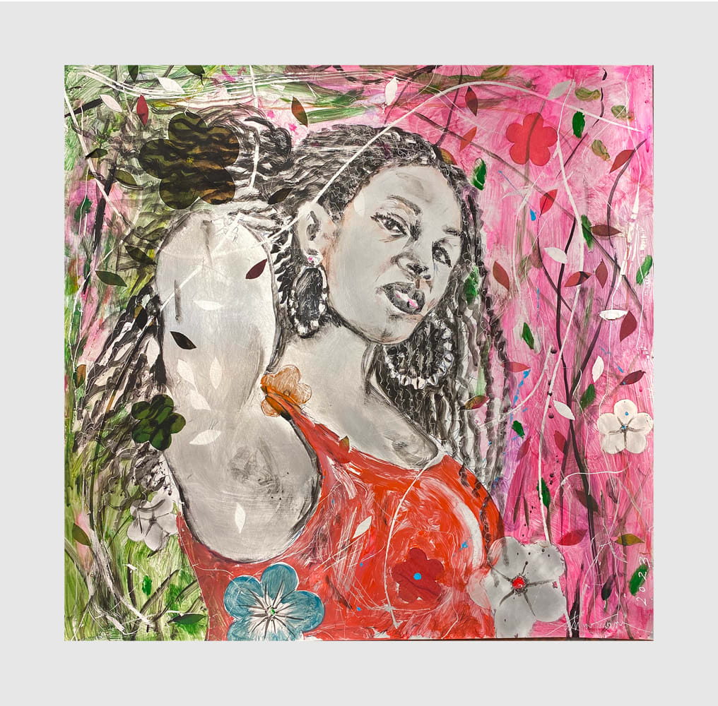 Salifou Lindou, Hair in the wind, 2023
