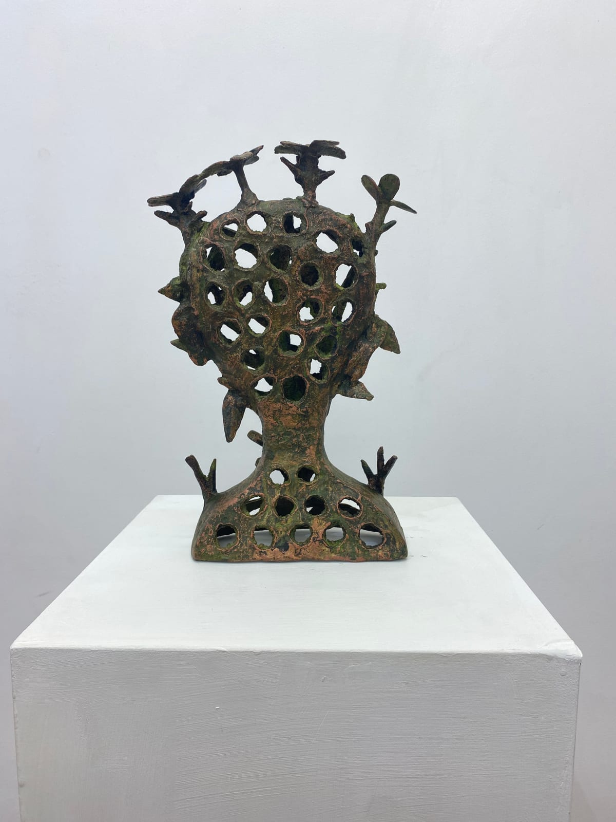 Hervé Yamguen, Visage arbre, 2023
