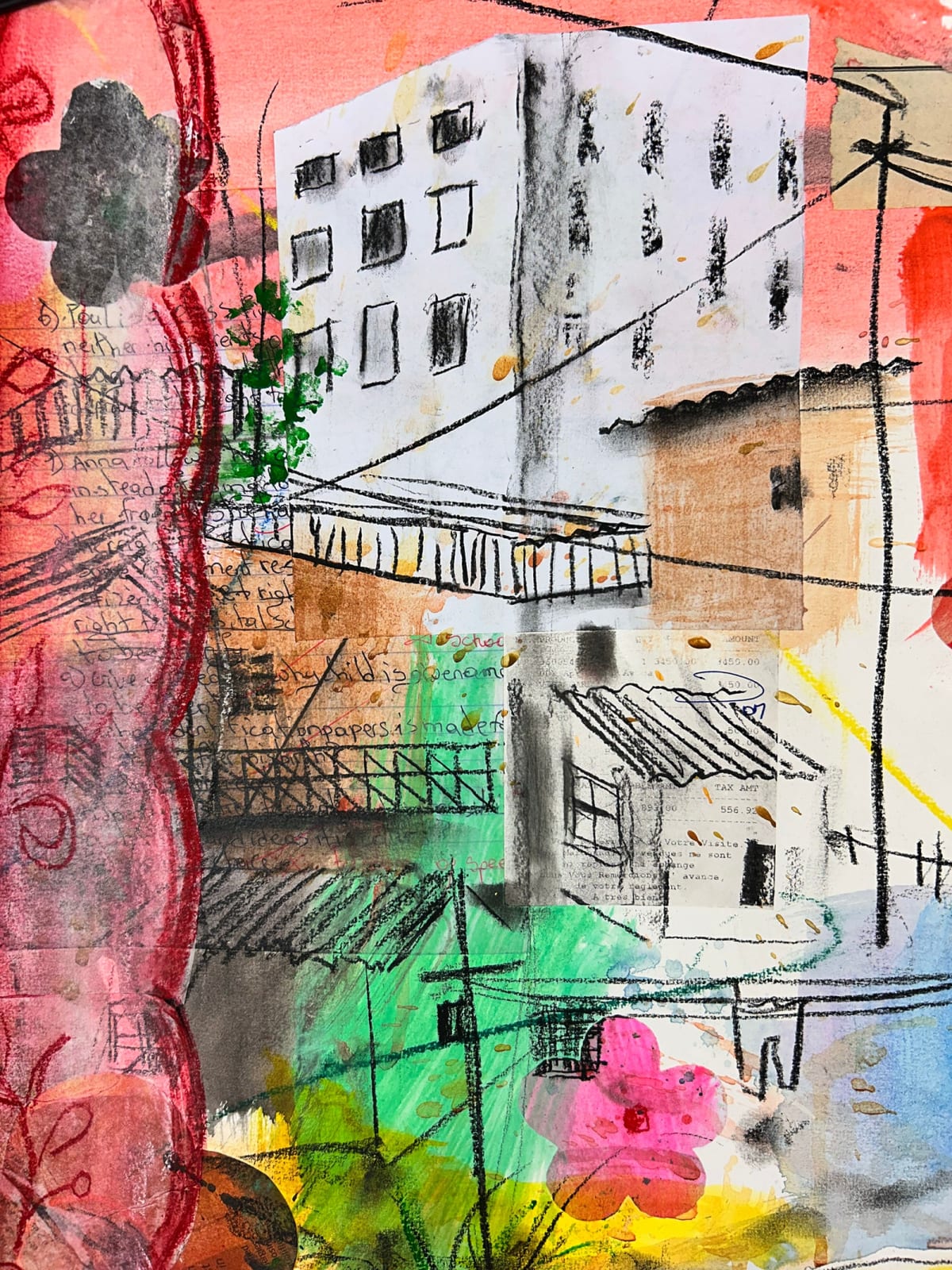 Salifou Lindou, La dame au café, 2024