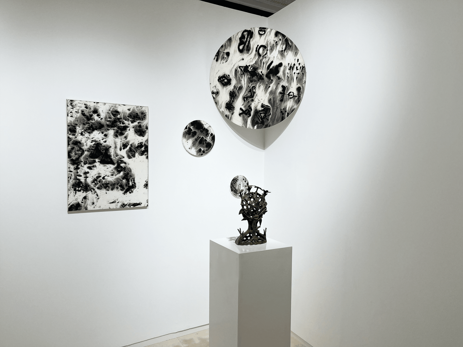 Hervé Yamguen, Visage arbre, 2023