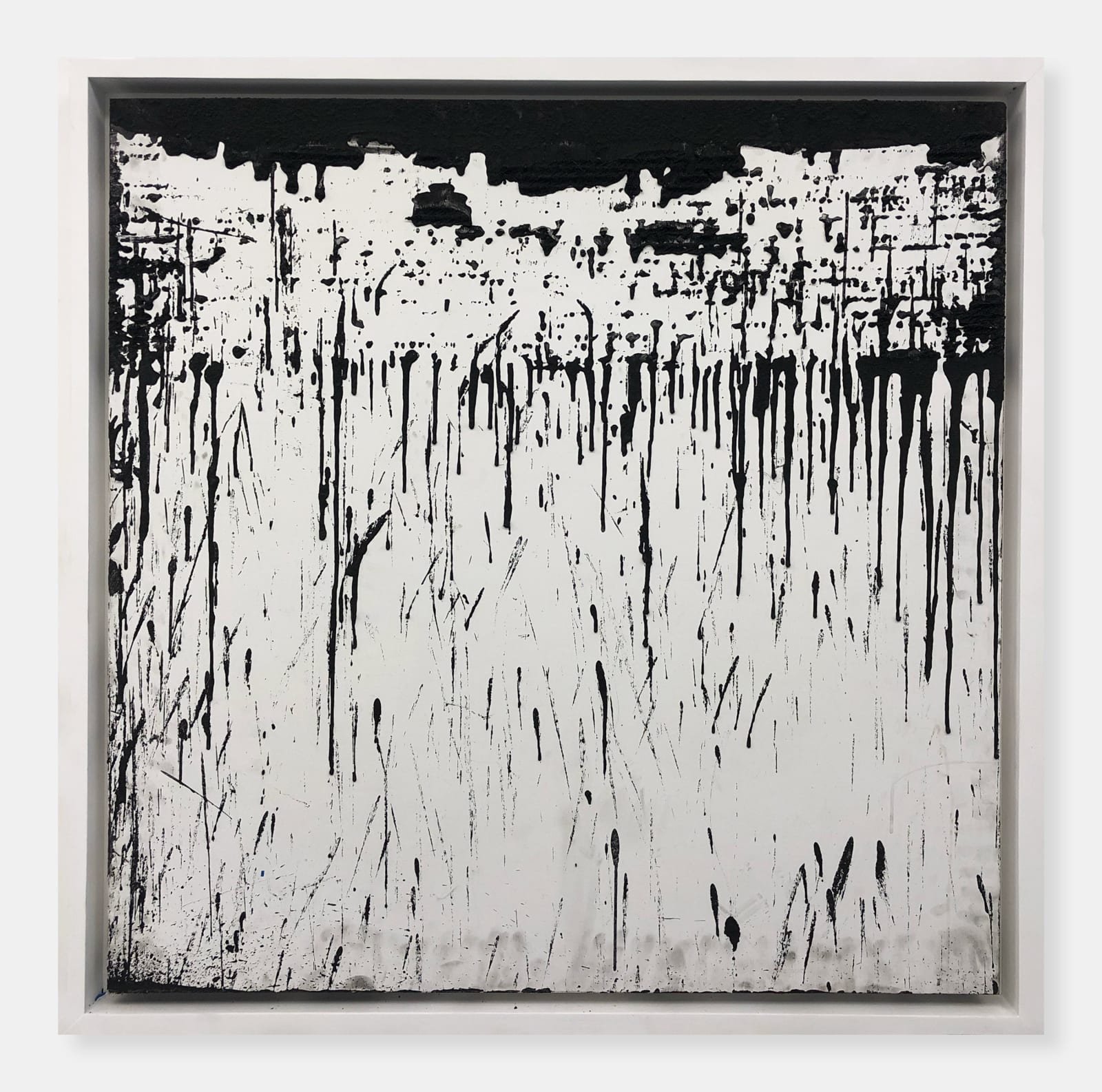 Mouhcine Rahaoui painting. Moroccan Artist. Contemporary African art in Paris. AFIKARIS PARIS. Mixed media (charcoal, wax, glue, plastic, wax, resin) on canvas. Installations. Ready-made. 1-54 London. Art genève 2024