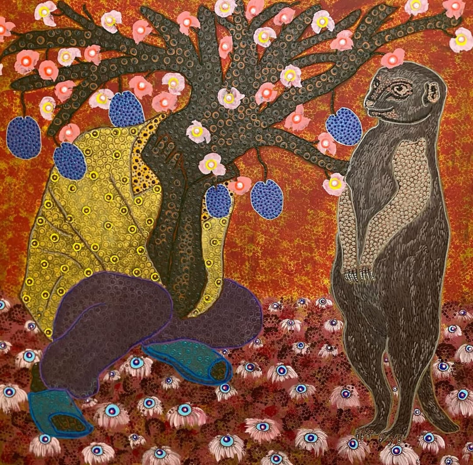 Ousmane Niang, L'arbre accroupi, 2025
