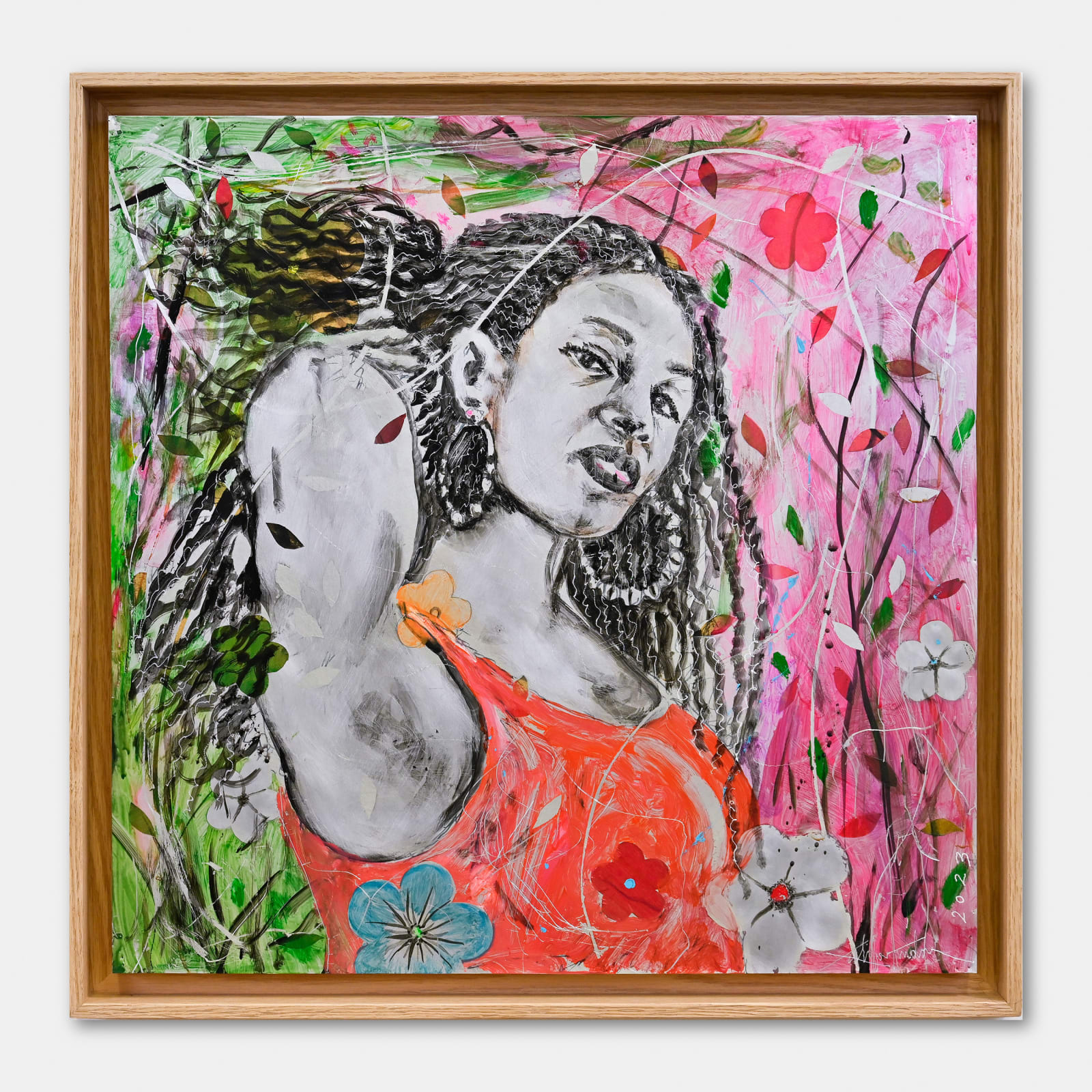 Salifou Lindou, Hair in the wind, 2023