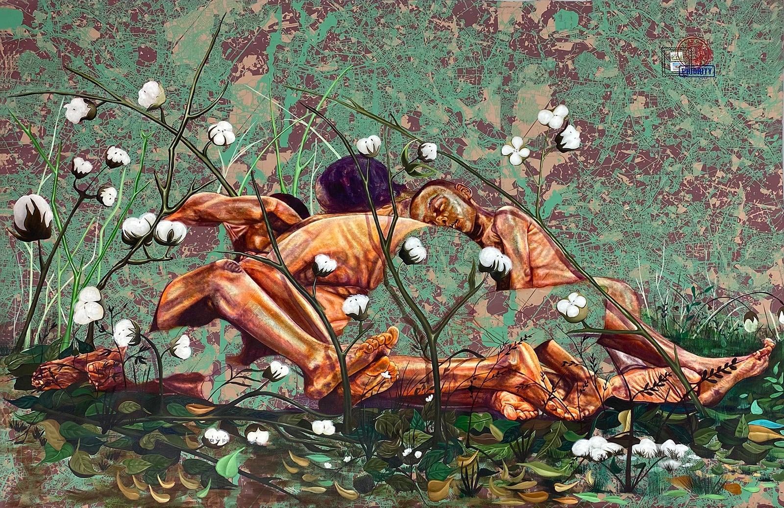 Jean David Nkot, The sweat of my body in the cotton fields, 2023