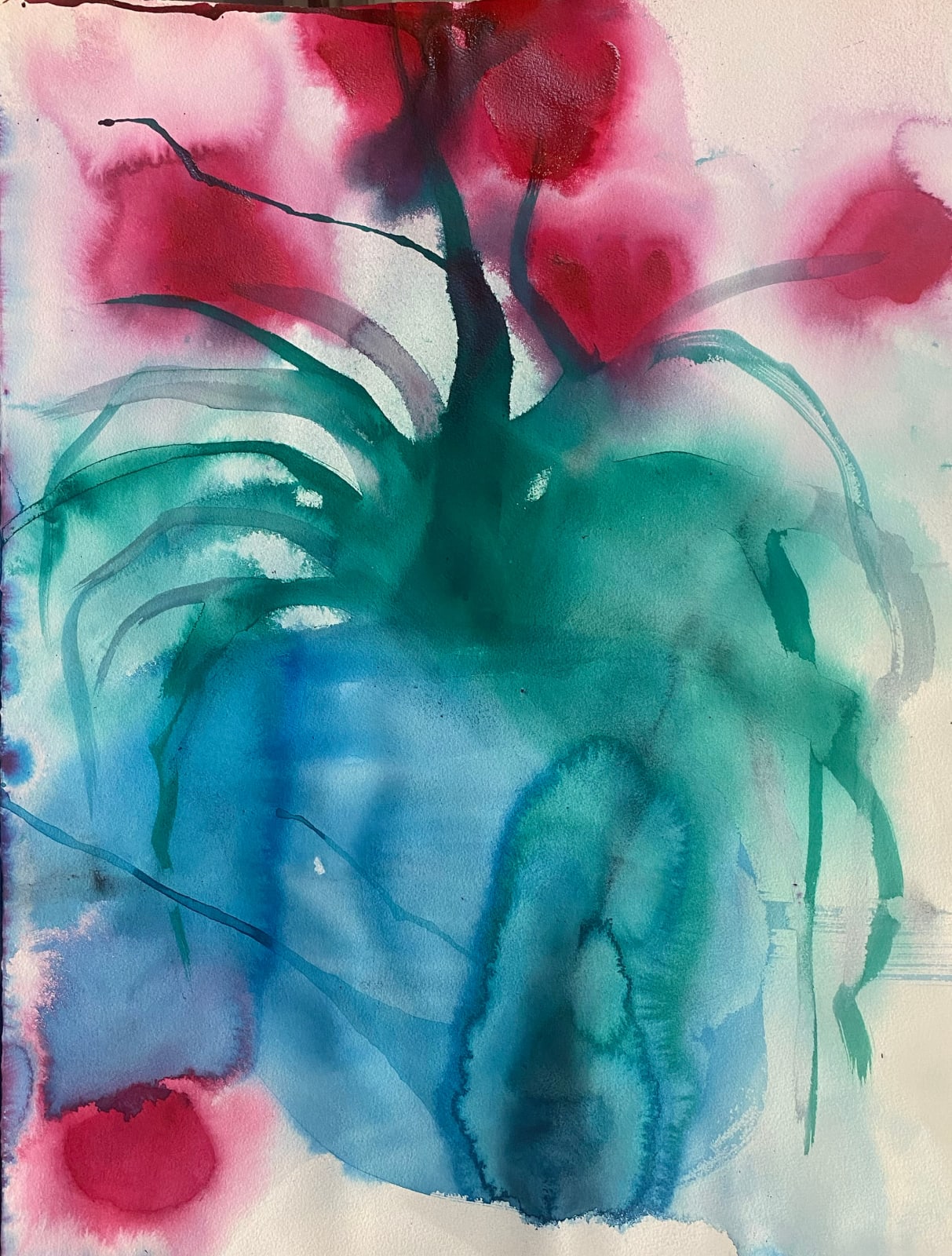 Omar Mahfoudi painting. Moroccan Artist. Contemporary African art in Paris. AFIKARIS Gallery. Acrylic and ink on paper and canvas. Figurative. Abstraction. Cinematic paintings.