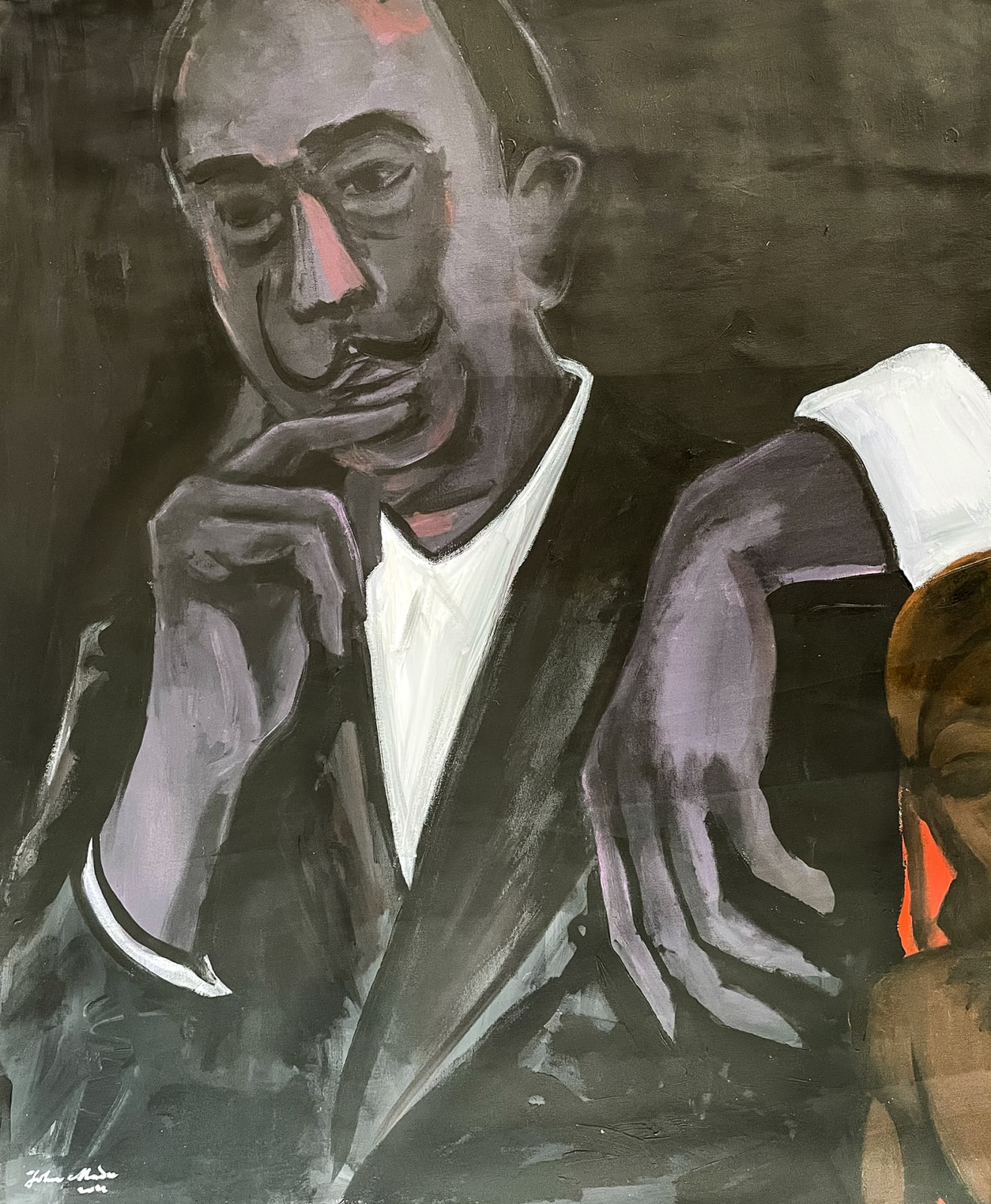 John Madu, Dali in purple, 2021