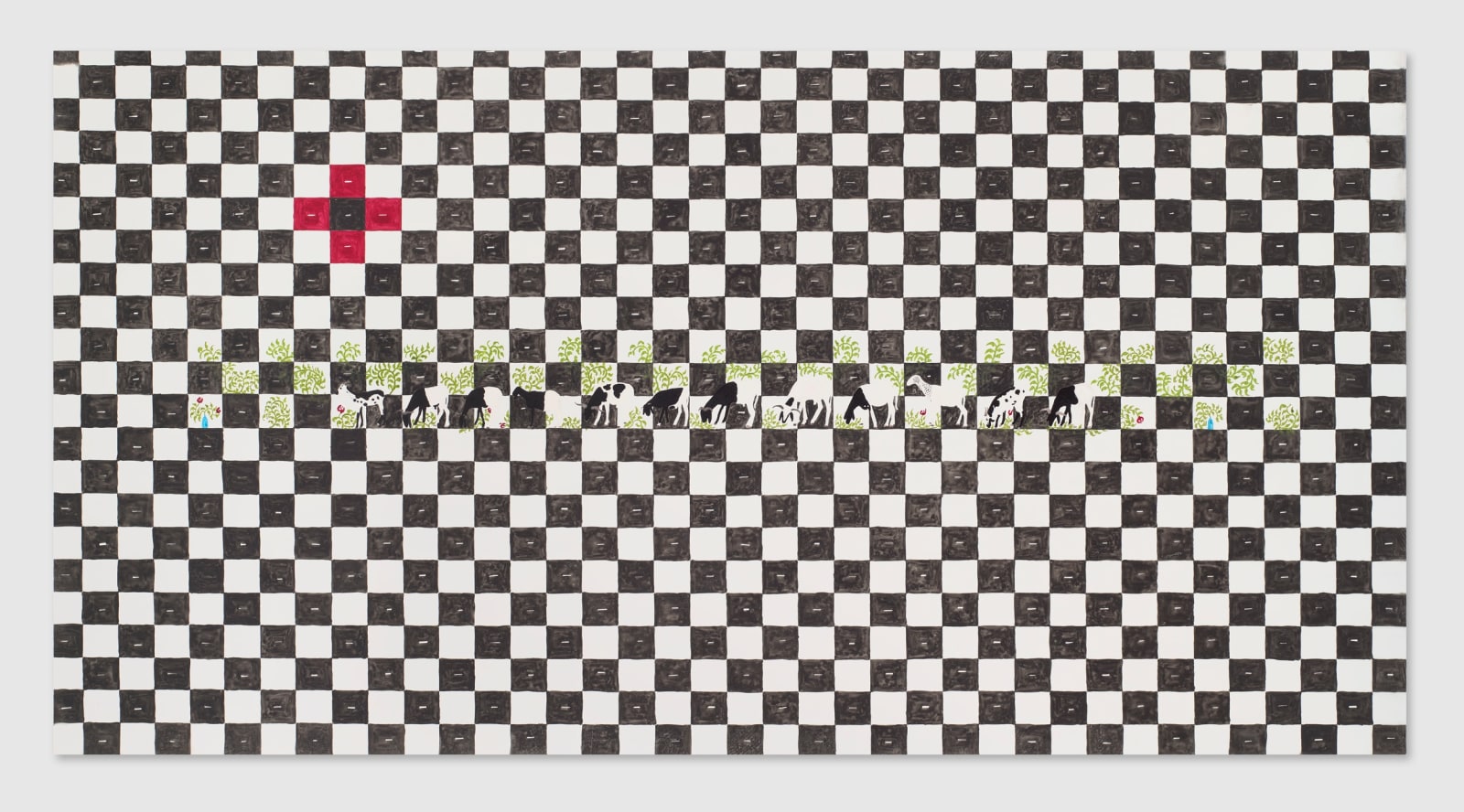 Saidou Dicko painting. Burkinabè Artist. Contemporary African Art in Paris. AFIKARIS Gallery. Self-taught artist. Echoes to Peulh tradition. Figurative and poetic.