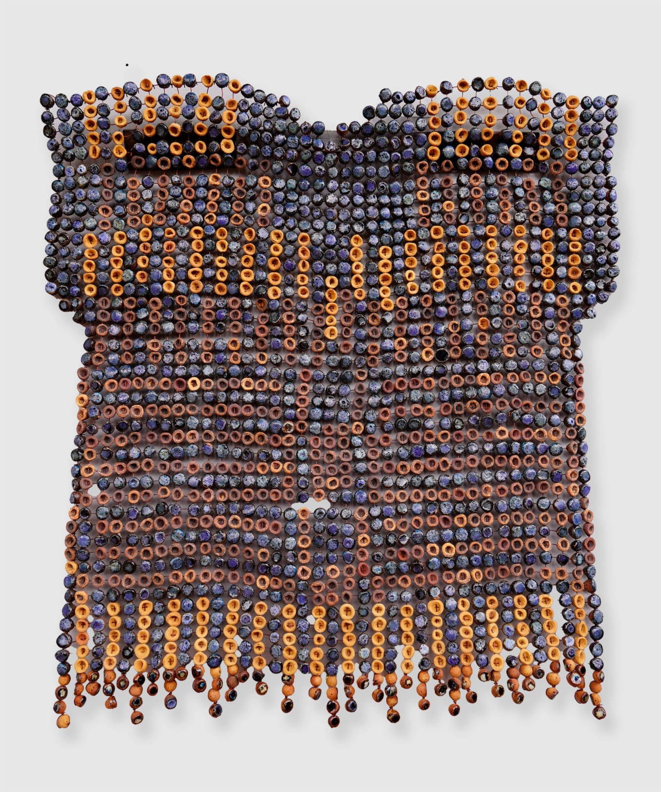 Ozioma Onuzulike sculpture. Nigerian Artist. Contemporary Art Gallery. AFIKARIS PARIS. Clay working process. Mixed media (earthenware, ceramic, natural resources) sculptures. Conversations on social changes. New Nsukka Art School