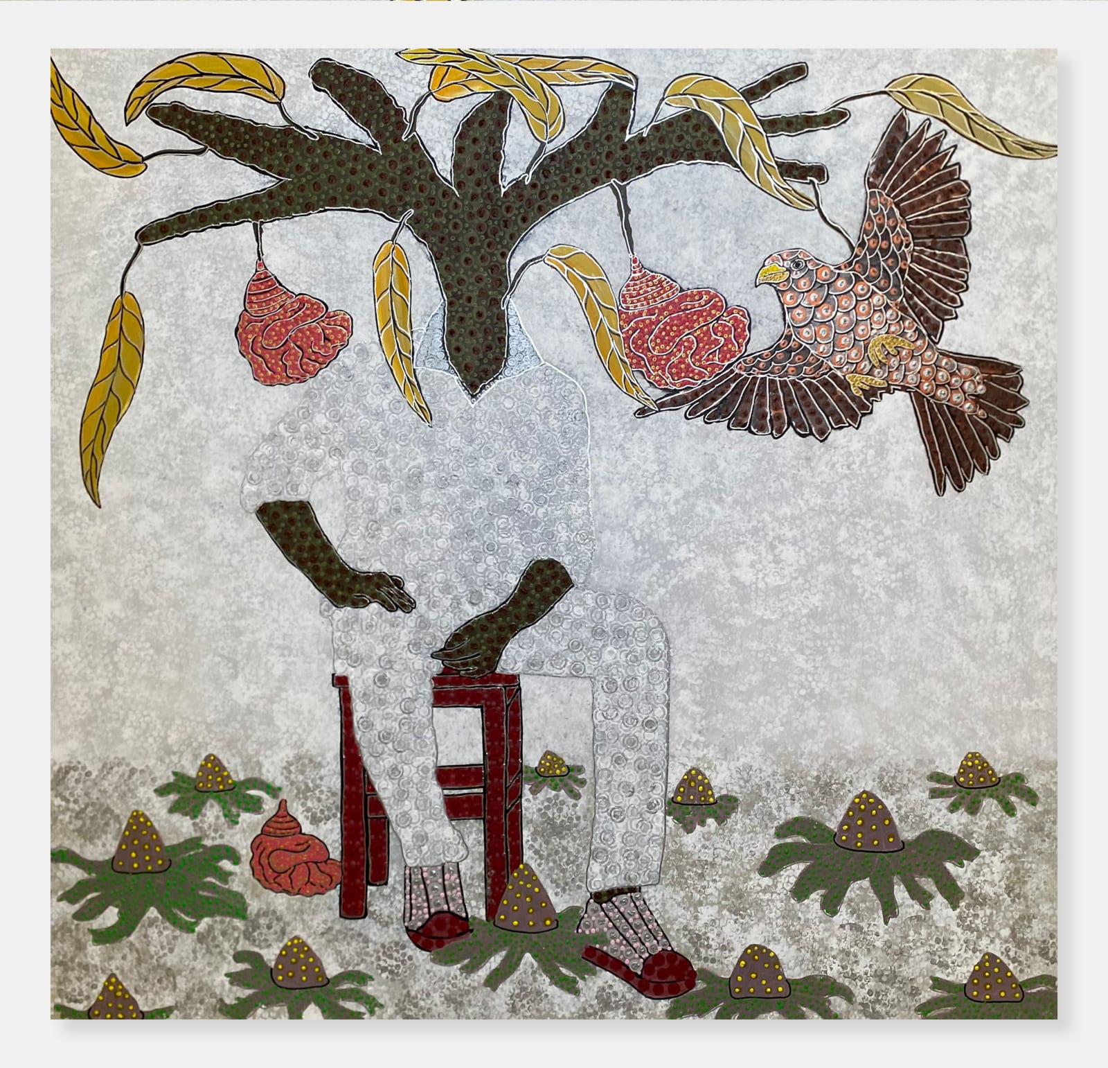 Ousmane Niang, Forêt blanche, 2025