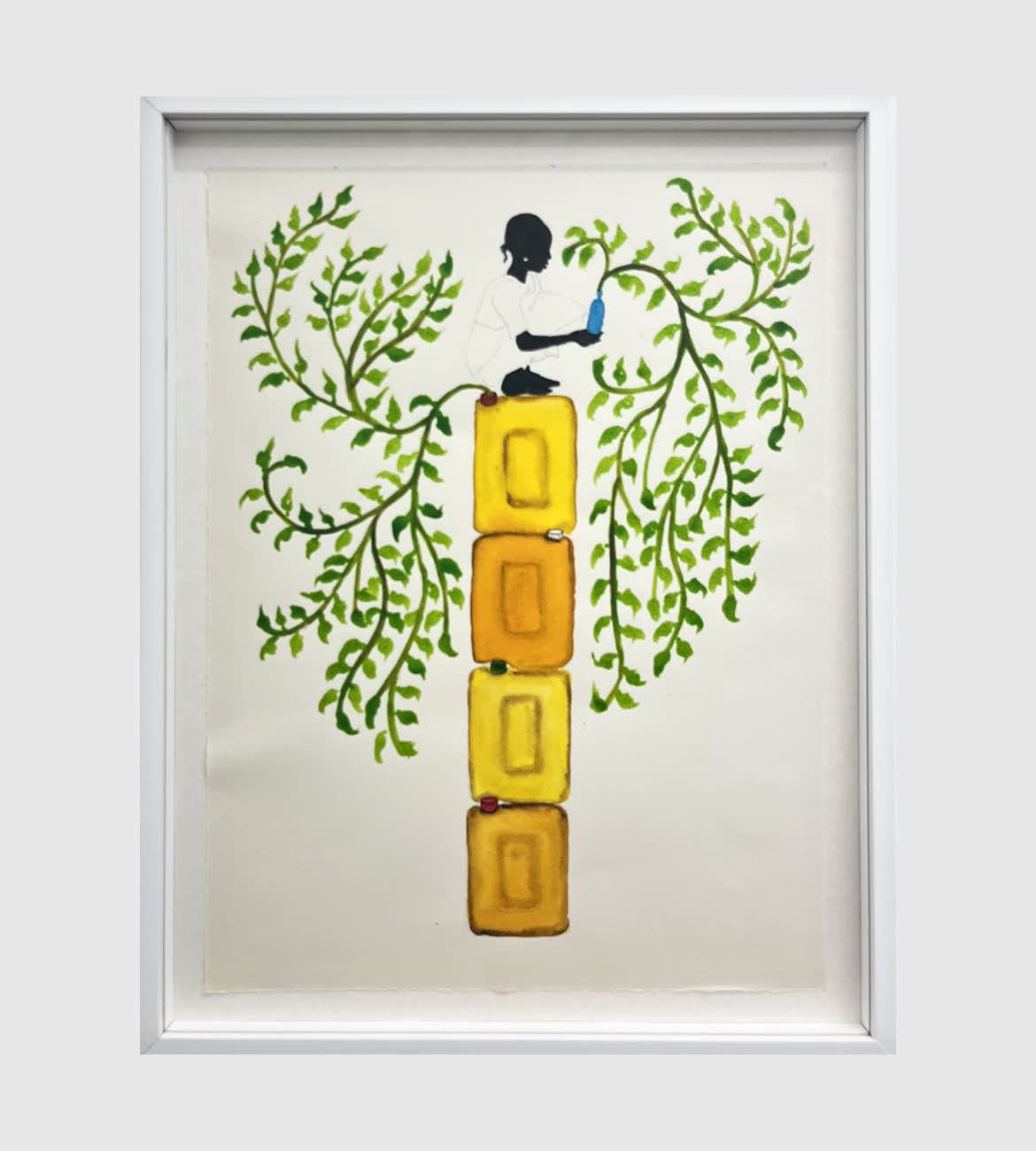 Saidou Dicko, The waterfall, 2025