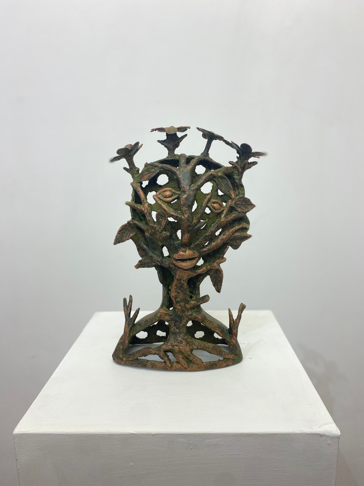 Hervé Yamguen sculpture. Bronze. Historical Cameroonian artist. Abstract figurative. AFIKARIS Gallery. Contemporary African Art in Paris. Cercle Kapsiki. Art genève 2024