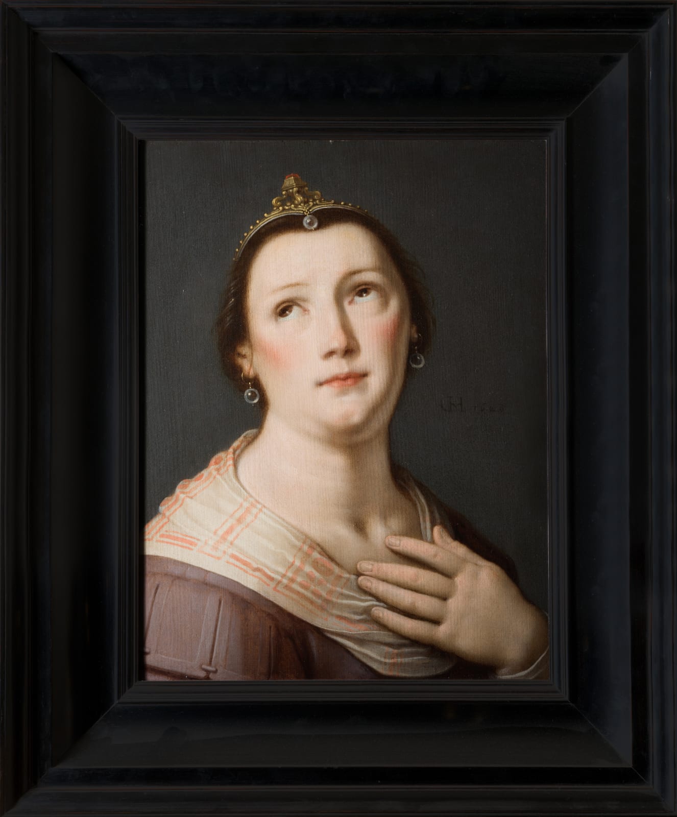 Cornelius Van Haarlem Head of a woman 1629