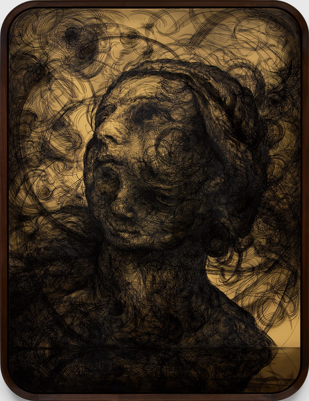 Glenn Brown, Living in the Sun, 2025