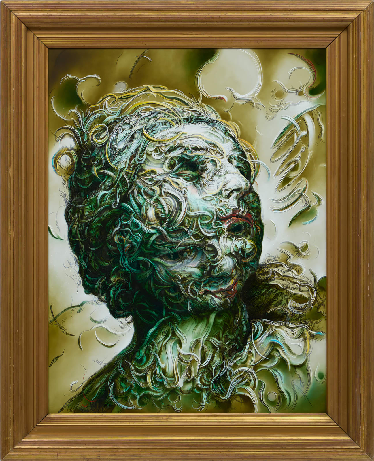 Glenn Brown, That's Saint Joan, Doing A Cool, Cool Jerk, 2025