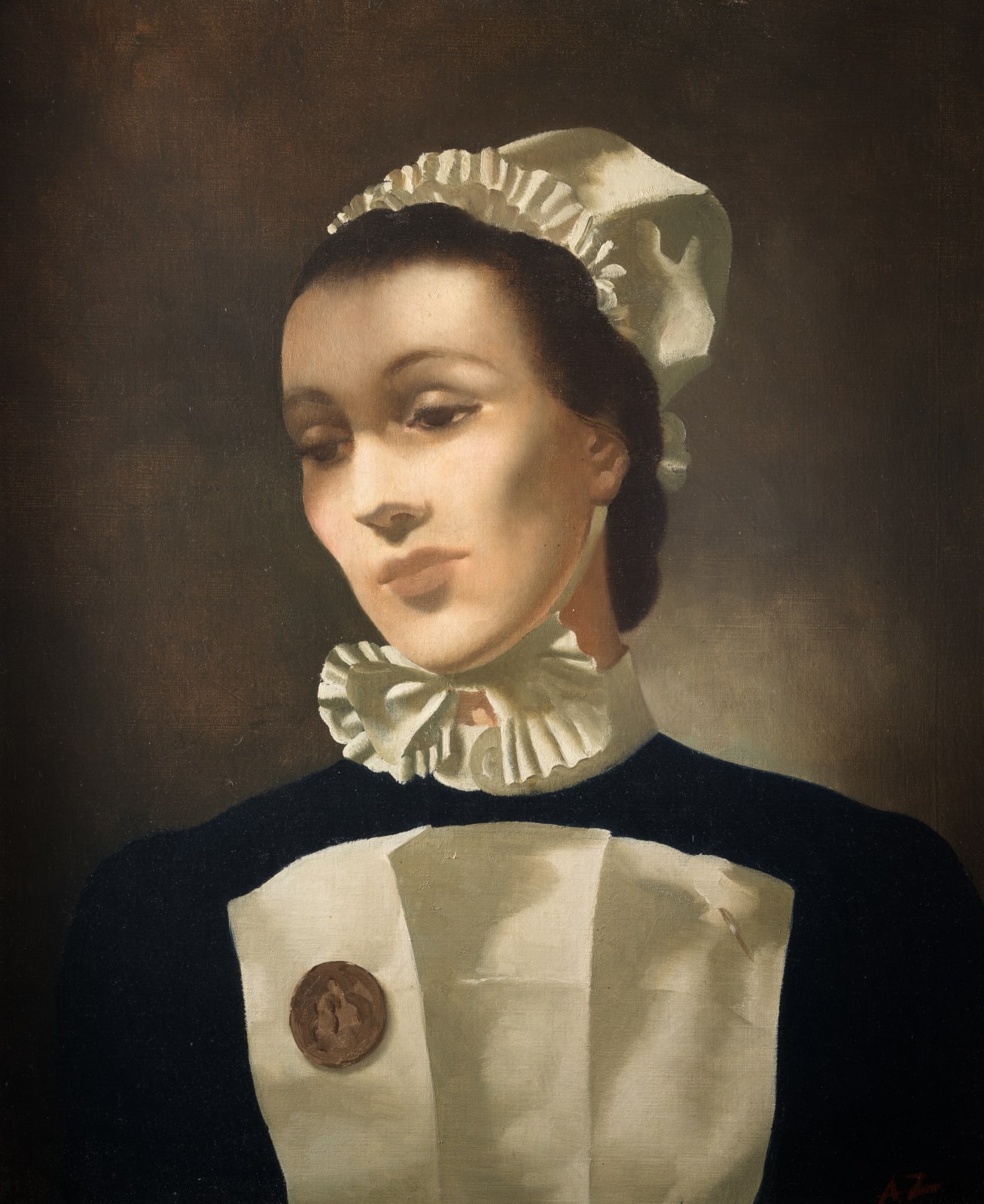 Anna Zinkeisen Portrait of a Nurse