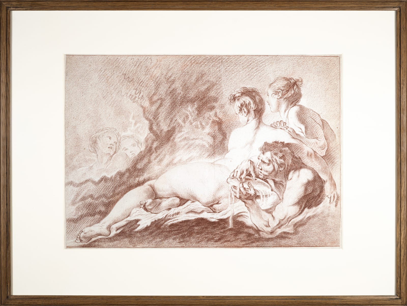 Gilles Demarteau Naiads and Triton (After Boucher)