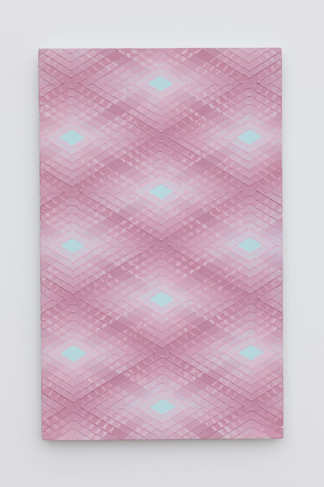 Will Cruickshank, Pink on turquoise 2, 2019