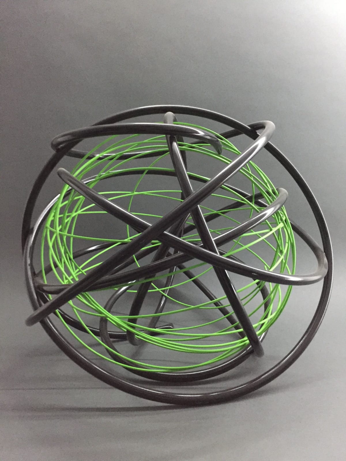 Mark Beattie, Green in Black Orb, 2017