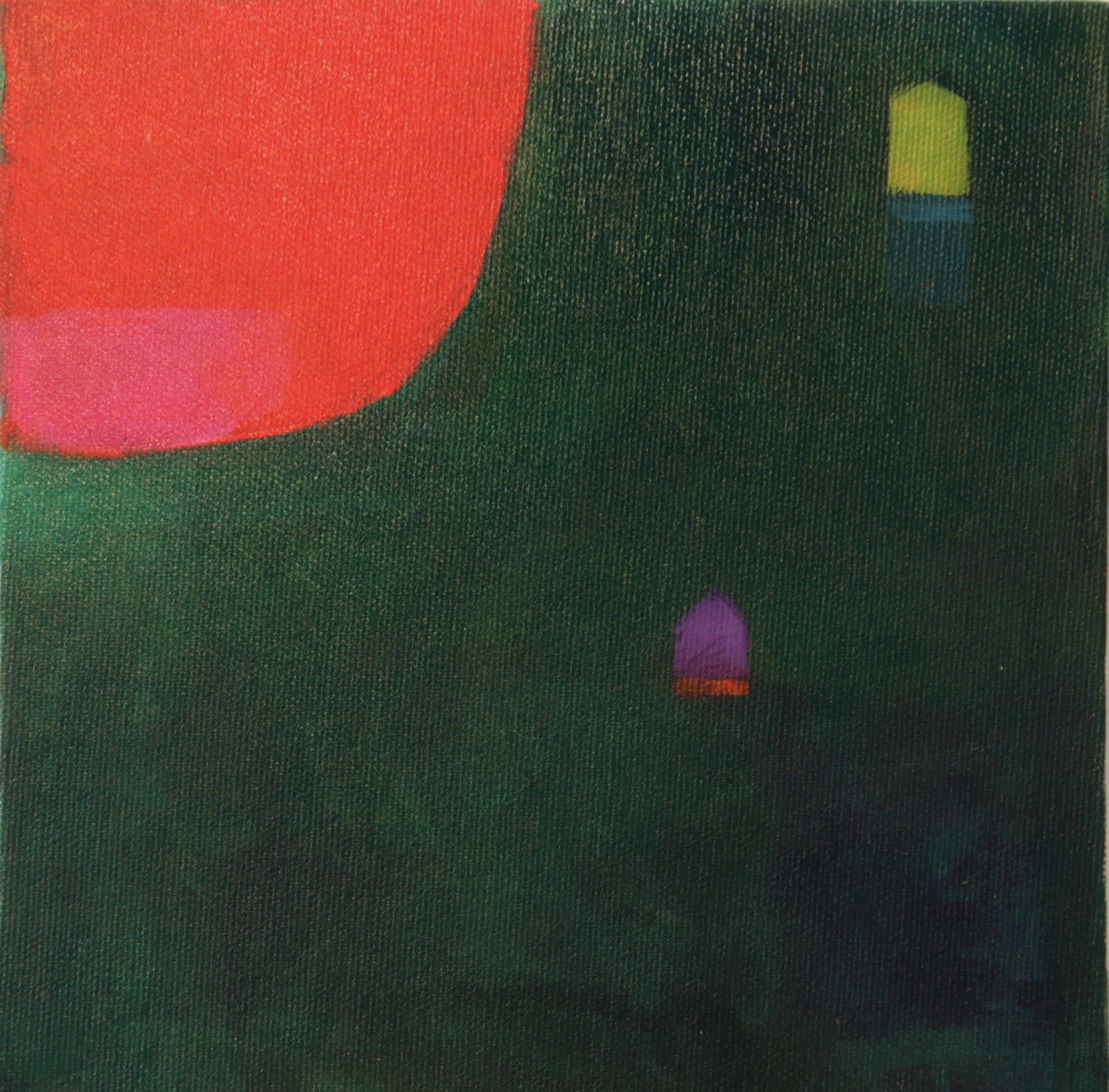 Kate Trafeli, Rosso verde viola, 2021