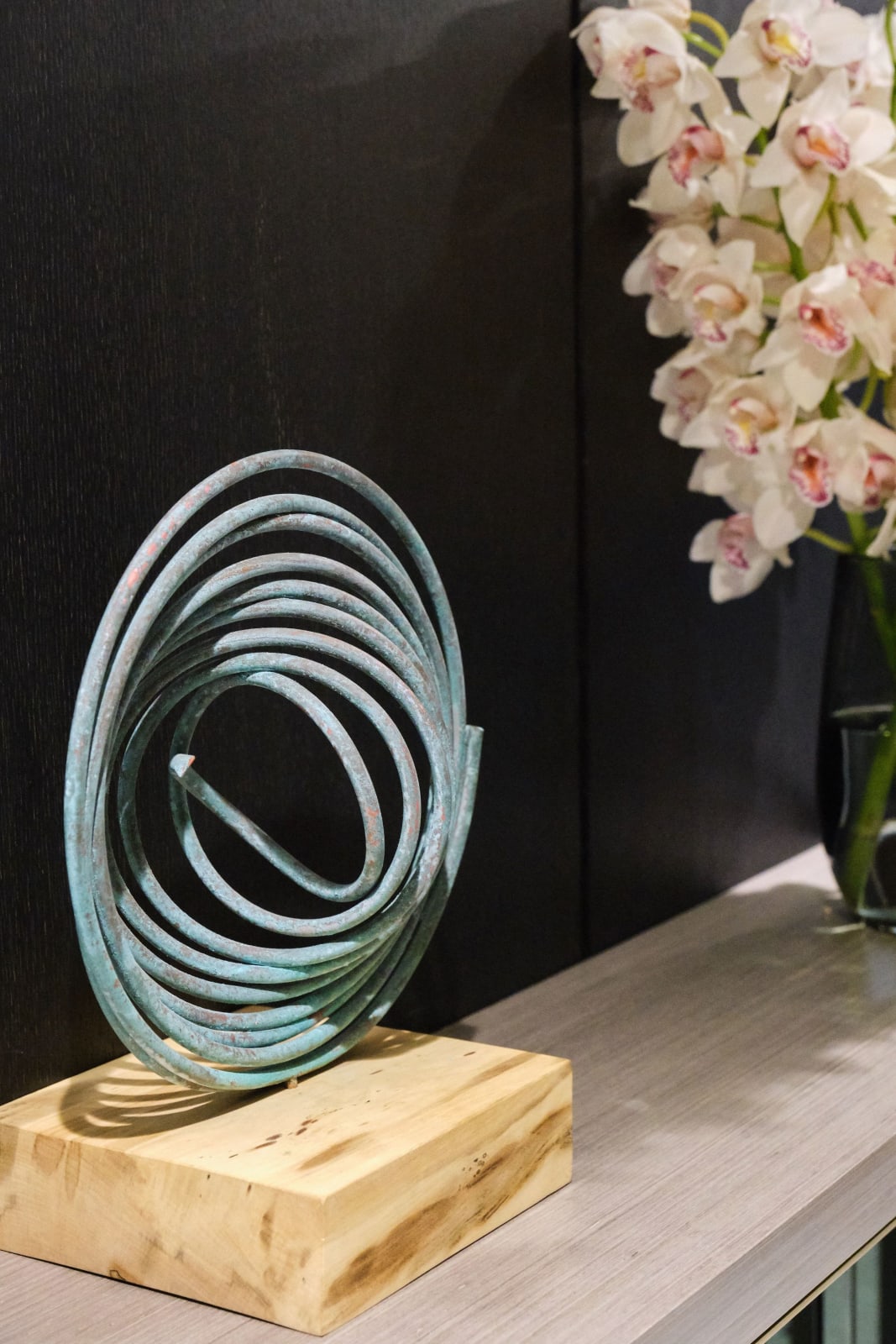 Mark Beattie, Verdigris Spiral, 2016